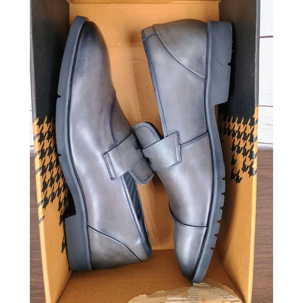 Thomas And‎ Vine Zenith Charcoal Gray Chisel Toe Men's Penny Loafer Size 12 NWB